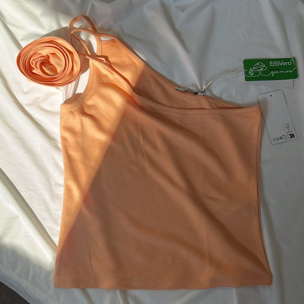 Na-kd one shoulder tank top